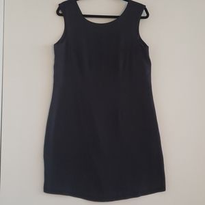 Tommy Bahama, 100% silk Charcoal Gray Sheath dress